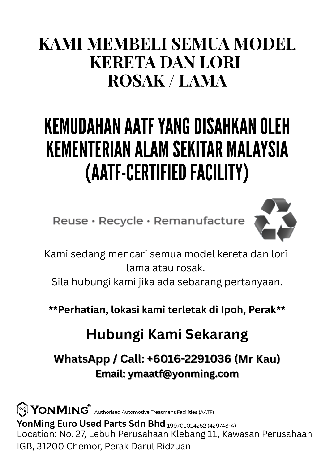 Kami membeli semua model KERETA LAMA, KERETA LUNYAP, TRAK LAMA (BLACK & WHITE) 5