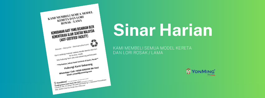 [Sinar Harian] KAMI MEMBELI SEMUA MODEL KERETA DAN LORI ROSAK / LAMA